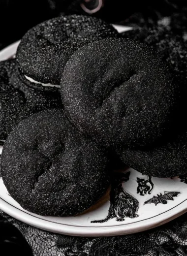 Black Velvet Cheesecake Cookies with chocolate and cream cheese frosting