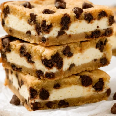 Delicious chocolate chip cheesecake stuffed cookies on a plate
