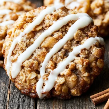 Delicious apple crisp cookies, perfect for cozy moments and sharing with loved ones.