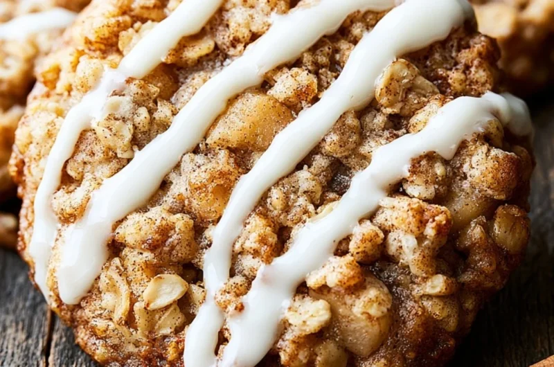 Delicious apple crisp cookies, perfect for cozy moments and sharing with loved ones.