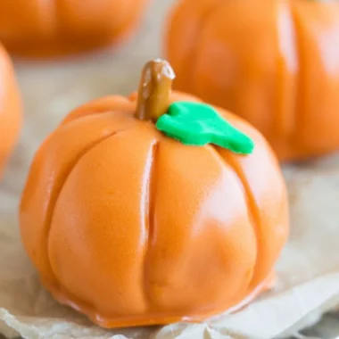 Cozy no-bake pumpkin shaped Oreo balls for a festive fall treat