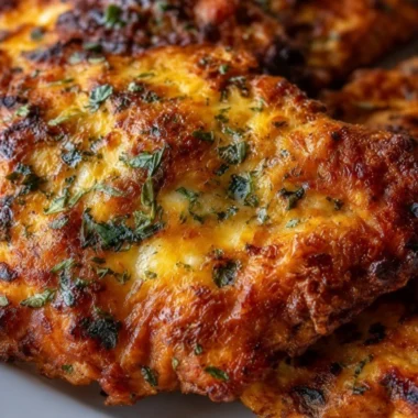 Savory tender chicken dish garnished with herbs and spices